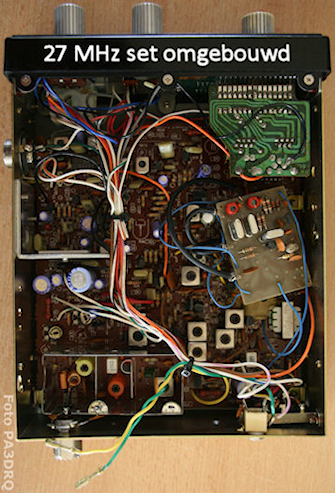 27MHz set gemodificeerd